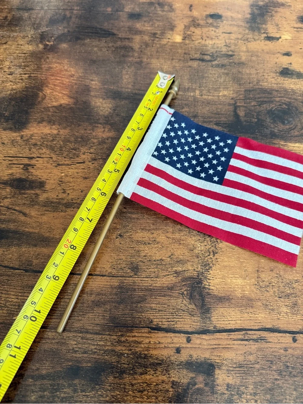 American Flag Handheld Party Flag - Red, White & Blue